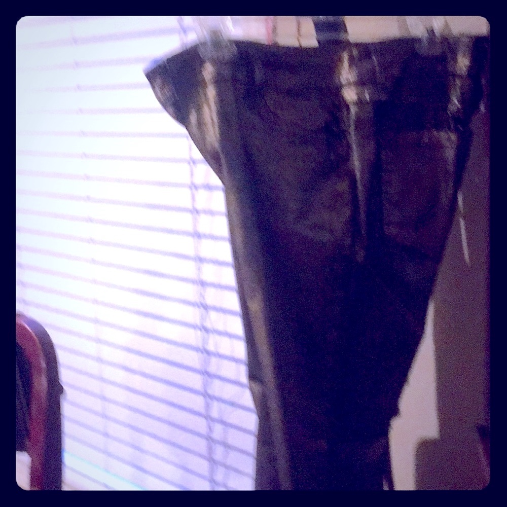 INC gold coated jeans. 12P